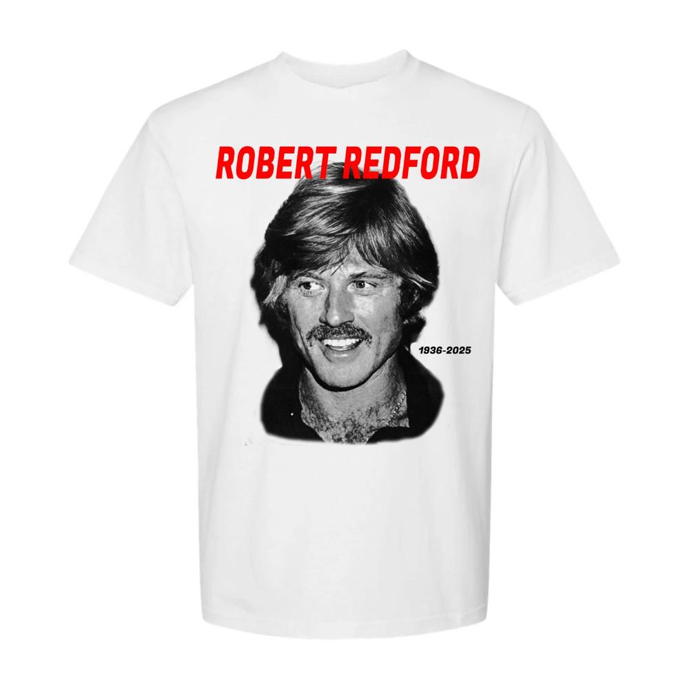 Robert Redford T-Shirt WHITE MEN S-5XL Unisex T-Shirt