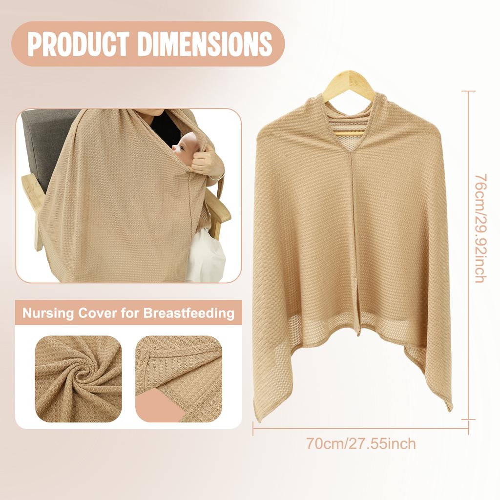 Дышащий чехол для кормления грудью Накидка для кормления ребенка Фартук Конфиденциальность матери Защита от посторонних глаз Прогулка Путешествие Многоцелевой