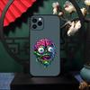 Неоновый Глазастый Мозговой Инопланетный Монстр Чехол для Телефона Для IPhone 17 Pro Max 16 15 14 Pro Max 13 11 Air Plus Силиконовый Чехол