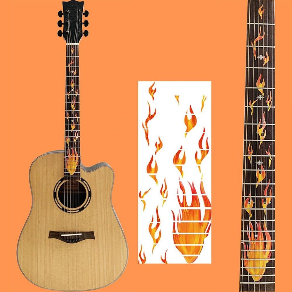 DIY Bass Inlay Decal Guitarra Accessories Наклейка на гриф гитары Наклейка на гриф гитары Бас-гитара