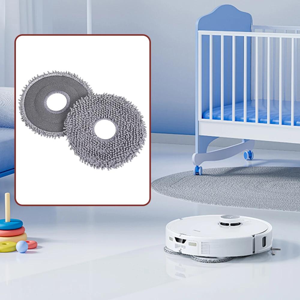 Mop Cloth Pad For Roborock G20s Ultra/Qrevo Curv/Edge/Edge 5V1/Qrevo 5AE/Q Revo/Qrevo MaxV/S/Pro/S5V/Edge S5A/QV 35A/QV 35S/Saros 10 /10R Robot Vacuum