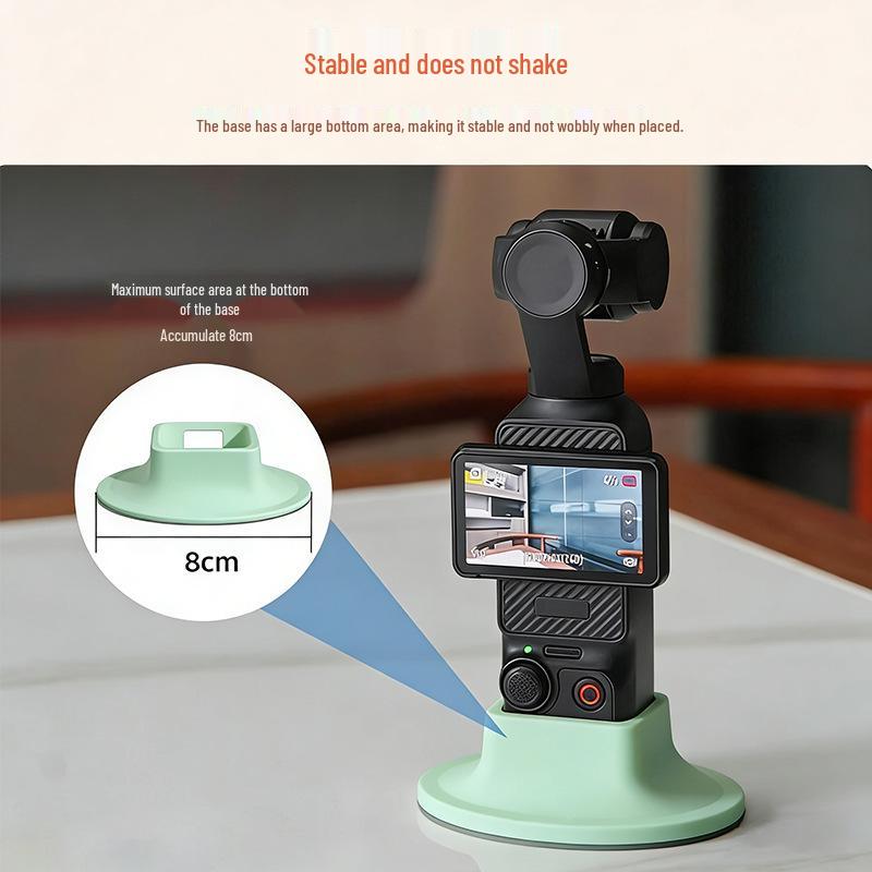 Силиконовый держатель для камеры DJI Pocket 3/4: Нескользящая основа для аксессуаров OSMO