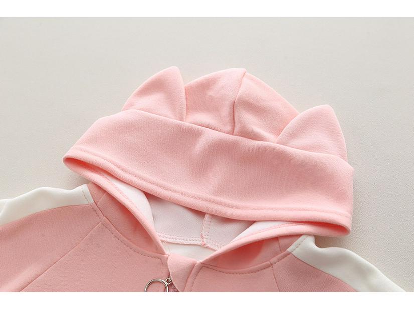 Spring 2025 Fashion: Girls' Sporty Two-Piece Sweatshirt Set