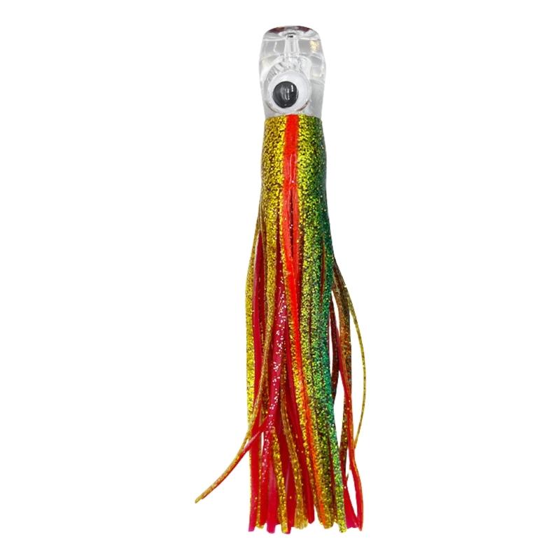 Skirts Saltwater Trolling Fishing Lures Plastic Fish Lures Baits Soft Fishing Lures Octopuses Squid Skirt Fishing Lures