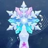 Non-Toxic Princess Snow Wand Toy Fairy Children Glowing Wands Christmas Halloween Children Toys Snowflake Light Sound Sticks Kid Cosplay