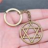 Celtic Hexagram Key Ring Couple Jewellery Back To School Fashion Craft