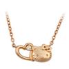 Китти 50-летие Petit Heart Ожерелье Ювелирные Изделия Подарочный Аксессуар [Hello Anniversary] Для Женщин (Розовое золото)