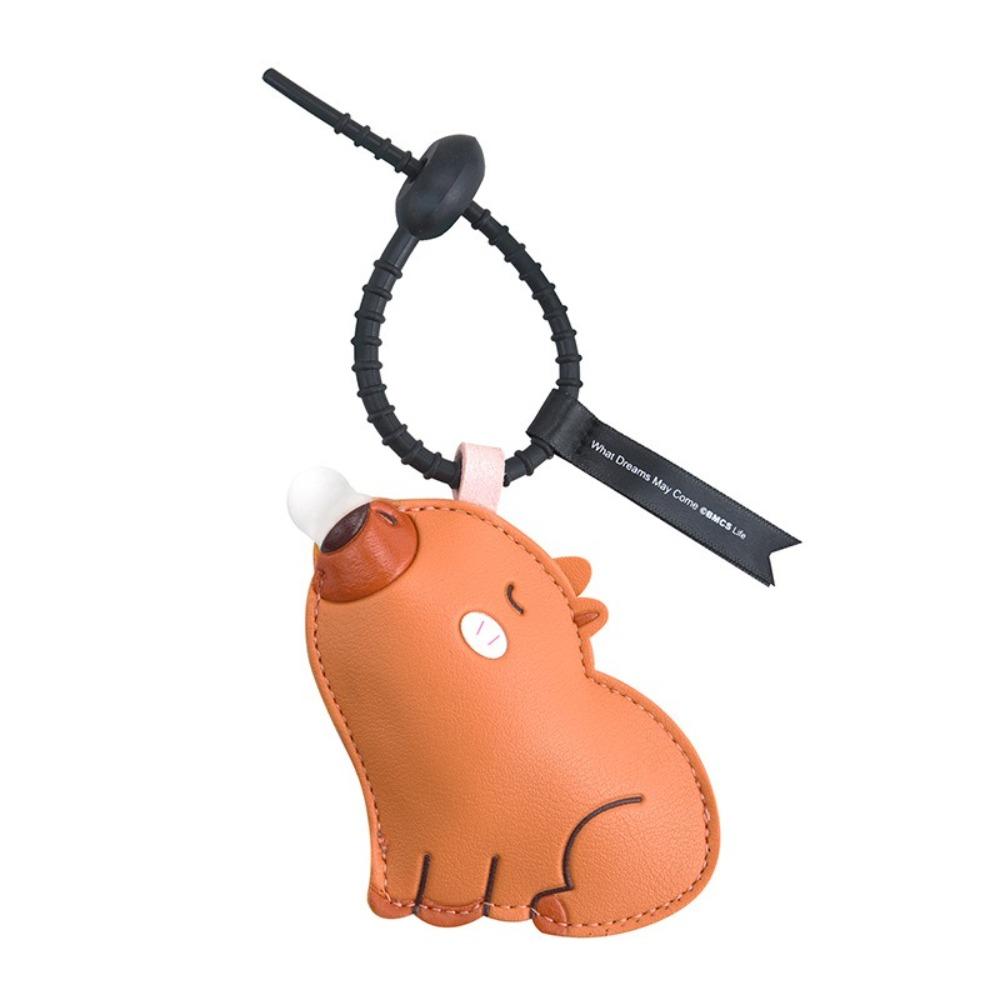 New Leather For Airtag Cartoon With Keychain Badge Card Holders Protective Sleeve Access Control Card Cover