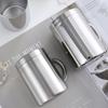 Water Mug Wall Portable Double Stainless Steel Travel Termo Cup with Lid
