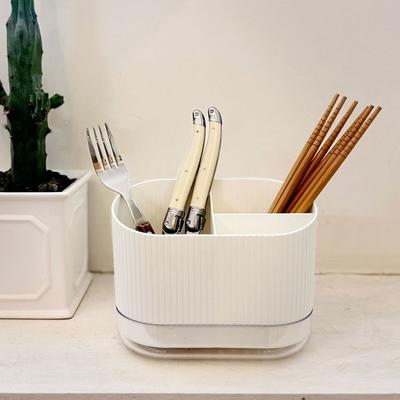 Сливной контейнер для столовых приборов Readybox Nordic с несколькими держателями, белый, 1 предмет, популярная корейская посуда