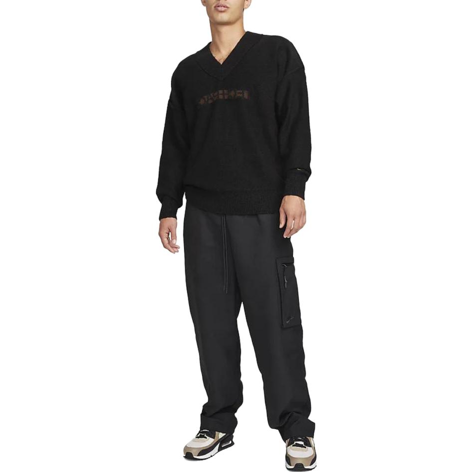 Nike Sweaters Men's Black V Neck Moderate Other FB7810-010
