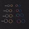 Septum Helix Cartilage Nose Piercing Ring Hinged Segment ring Round Stud Earrings Hoop Earrings