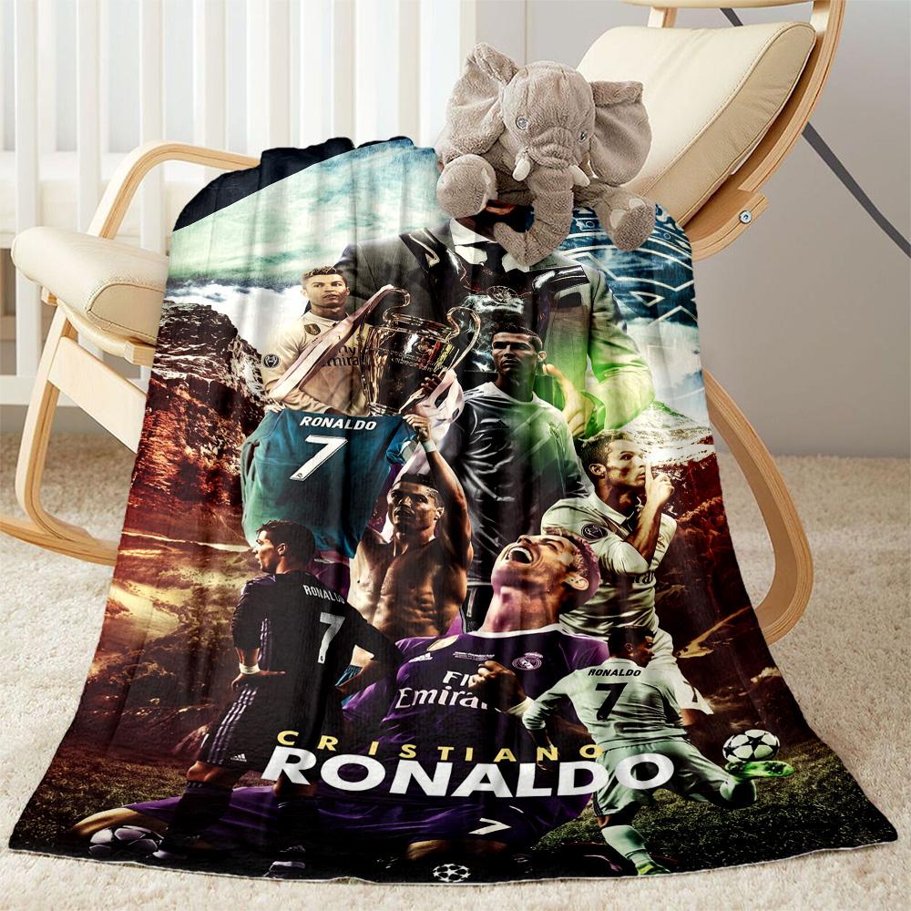 Cristiano Ronaldo Manchester Blanket Ultra-Soft Suitable for Office Chair Bedding Livingroom Four Seasons Universal Modern Style