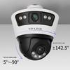 TP-LINK 5MP+5MP PoE Outdoor Dual-Lens Surveillance Camera CN Plug (adapter Included)