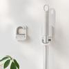 3Pcs Self-adhesive Broom Holder Wall Mounted Broom Mop Clip Broom Brush Organizer  Kitchen