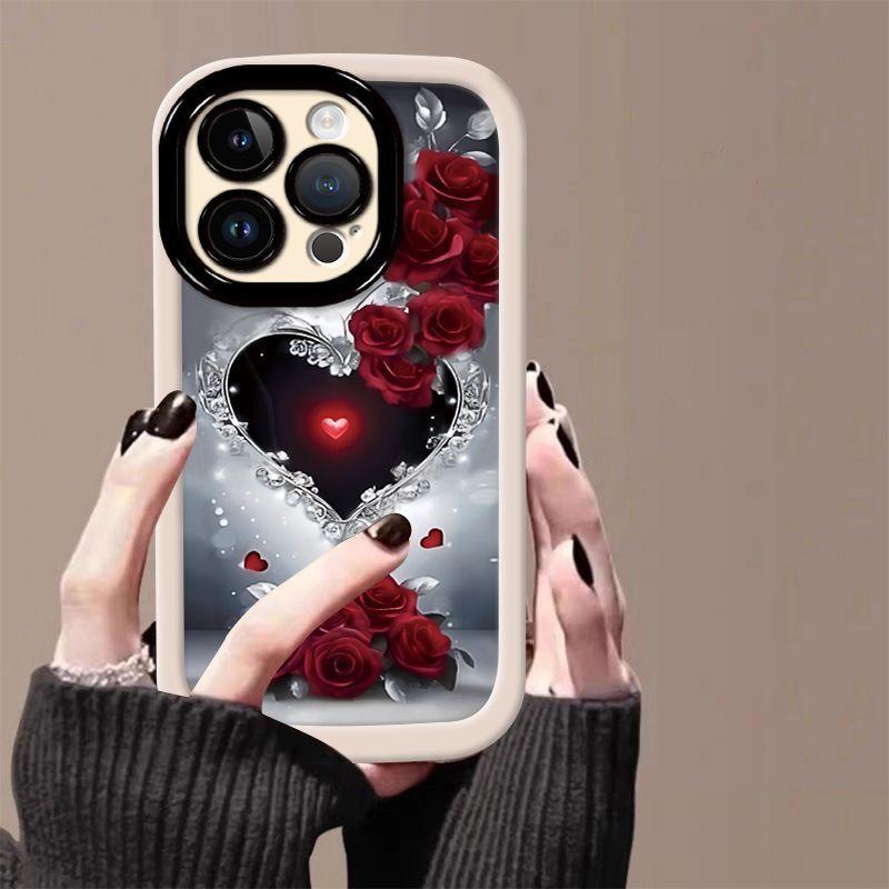 Чехол для мобильного телефона iPhone15 Apple 15Pro/15promax/15Plus силикон с защитой от падения