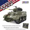 Stuart M5A1 Military Simulation RC Model Toy for Kids