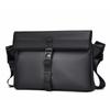 Men's Crossbody Bag Solid Color Shoulder Bag Large Capacity Travel Bag Messenger Bag