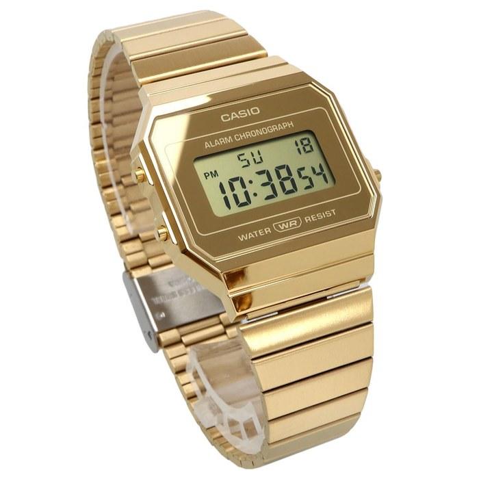 Casio Цифровые часы Винтажная серия A700WEVG-9A Золотой