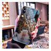 Стеклянный чехол для телефона Для Samsung S25 S24 S23 S22 Ultra S24 Plus A55 A16 A54 A15 A56 A36 S25 FE Зимний Рождественский снежинка