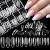 Mold Nail Art Tool Full Cover Nail Tips False Nails Fake Nail Extension Long Artificial Nails