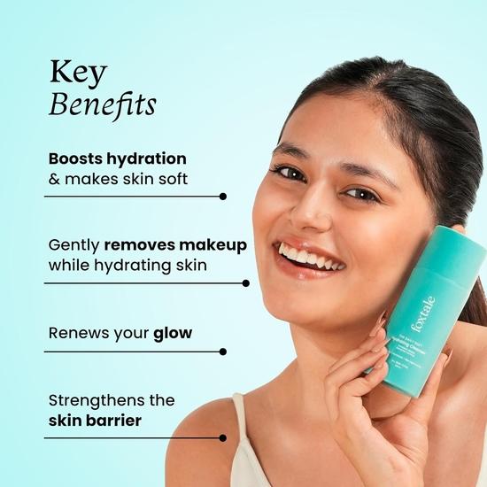 Foxtale Gentle Hydrating Face Wash с гиалуроновой кислотой и витамином B5 | Глубокое очищение пор | Очищающее средство для мужчин и женщин | Все типы кожи | 100 мл