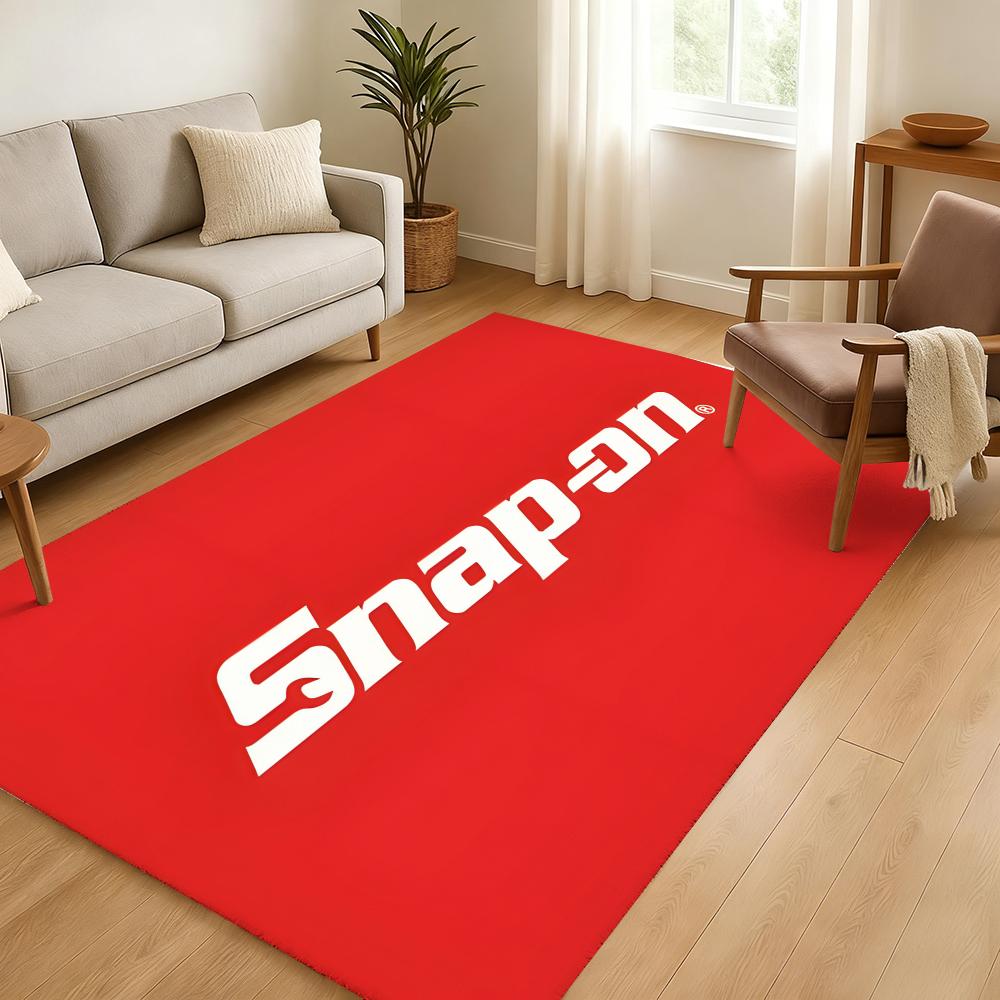 Snap-ons Premium Tool Floor Mat Soft Thickened Absorbent Non-Slip Bedroom Living Room Door Mat Home Decor Flannel Rugs