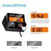 Battery Replacable Digital Engine Tach Hour Meter Tachometer Gauge Engine Rpm LCD Display for Moto Marine Chainsaw Pit Bike Boat