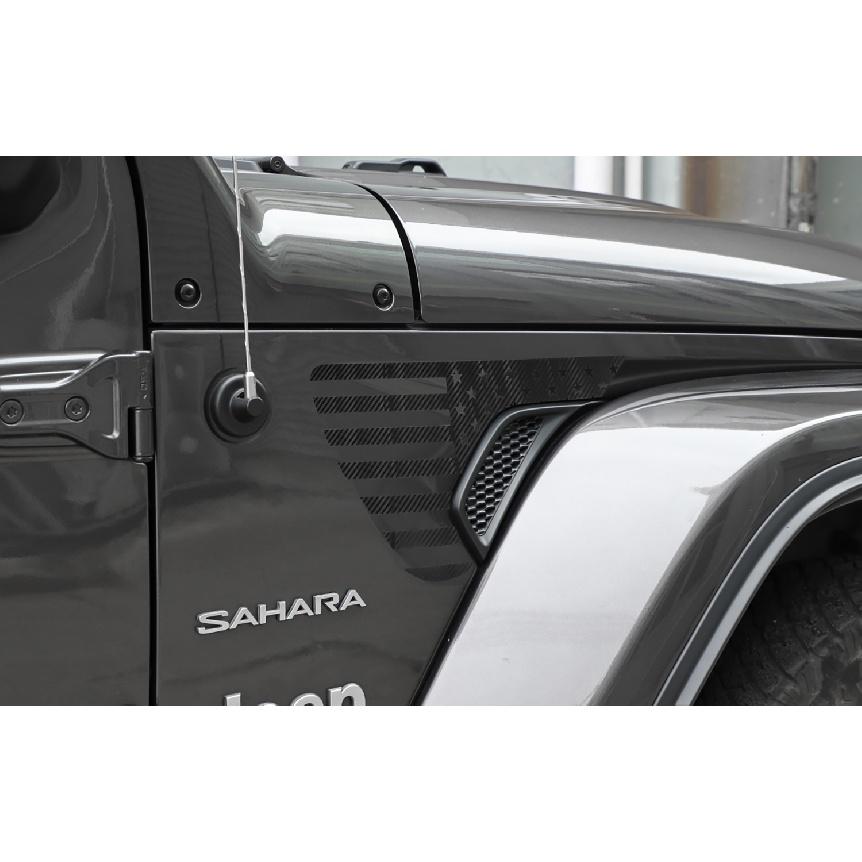 Наклейки на боковые вентиляционные отверстия для Jeep Wrangler JL Gladiator JT 2018 2022, внешние аксессуары автомобиля, ПВХ, флаг США