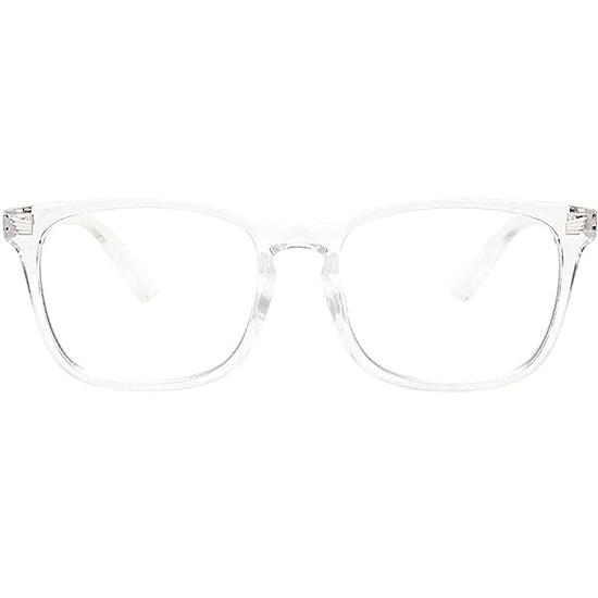 Dervin Blue Light Blocking Glasses Gaming Filter Square Eyeglasses for Eye Protection Men Women, Computer/Tablet/Laptop/Mobile/TV, Anti-Blue