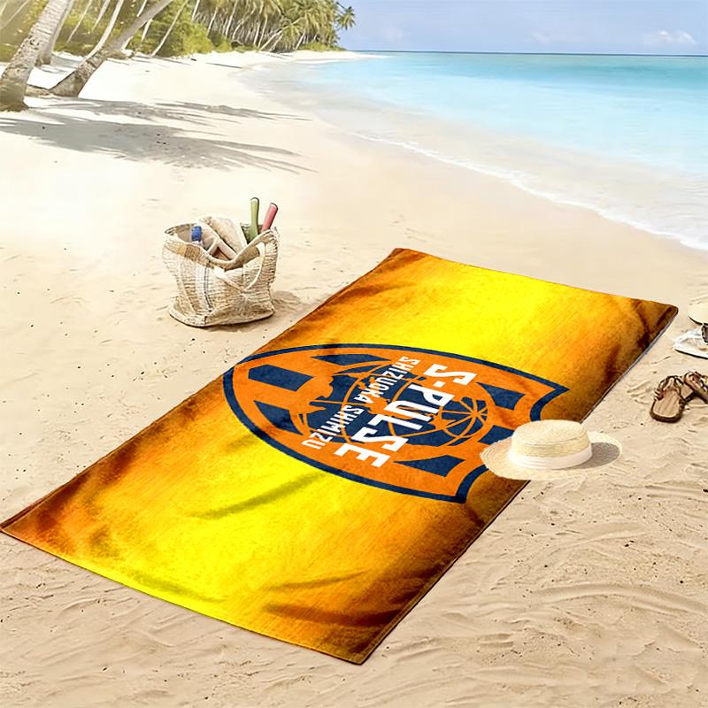 Пляжное полотенце Shimizu S-Pulse Print, Большое мягкое быстросохнущее полотенце для пляжа, кемпинга, плавания