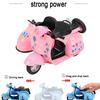 Simulation Retro Three Wheel Sheep Motorcycle Pull Back Model Children's Toy