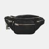[Pre-Owned] Black Leather Medium Waist Bag - Very Good #1N84LN0