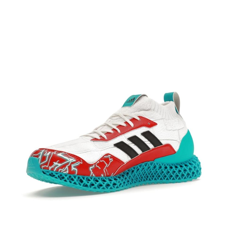 Marvel x adidas Ultra 4D Mid Человек-паук 2 Мужские кроссовки Белый Облачно-белый Основной черный IG5342