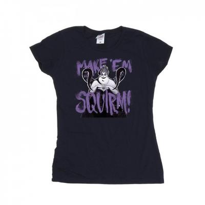 Женская/дамская футболка Villains Ursula Purple Cotton