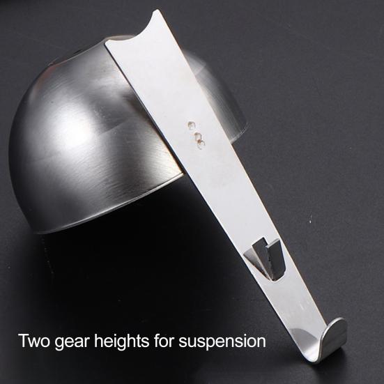 2Pcs Stainless Steel Egg Poacher Non-Stick Hanging Ears Egg Molds for Soft Hard Boiled Eggs Quick Meal Prep Tools