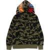 Bape Худи с полной молнией и капюшоном 1st Camo Shark SS25 1K70-115-016
