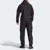 Adidas Костюм Xploric Parley Gore-Tex для активного отдыха, однотонный, с логотипом-буквой, водонепроницаемая куртка с капюшоном, брюки прямого кроя, мужской костюм, черный, HS0316