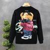 Осенняя мужская хлопковая толстовка Japan Mens Cool Bear с длинным рукавом, белая футболка высокого качества с круглым вырезом, мужская одежда, новая