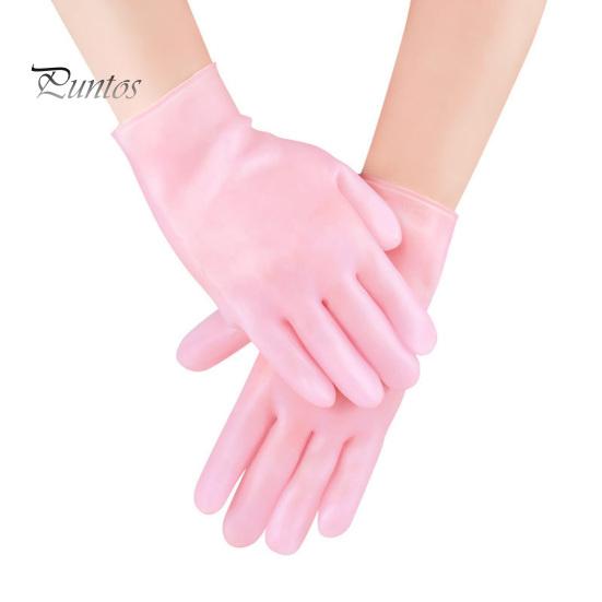 2 пары увлажняющих перчаток, водонепроницаемые, многоразовые, герметичные, эластичные, восстанавливающие, смягчающие сухие потрескавшиеся руки, женские, лосьон-гель, спа-перчатки