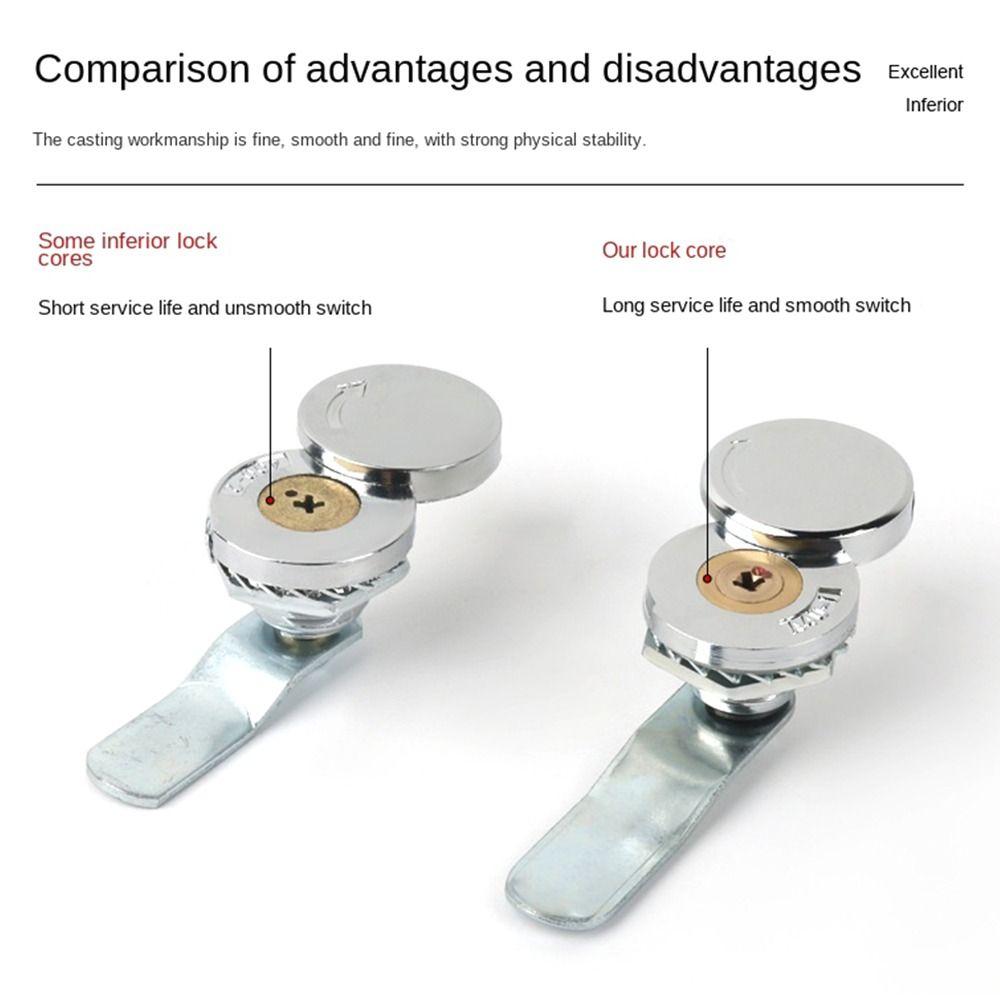 Механический дверной почтовый замок Цинковый сплав Кулачковый замок Новый механический дверной замок Шкаф