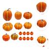 16Pcs Foam Pumpkins Simulation Artificial for Tabletop Centerpiece