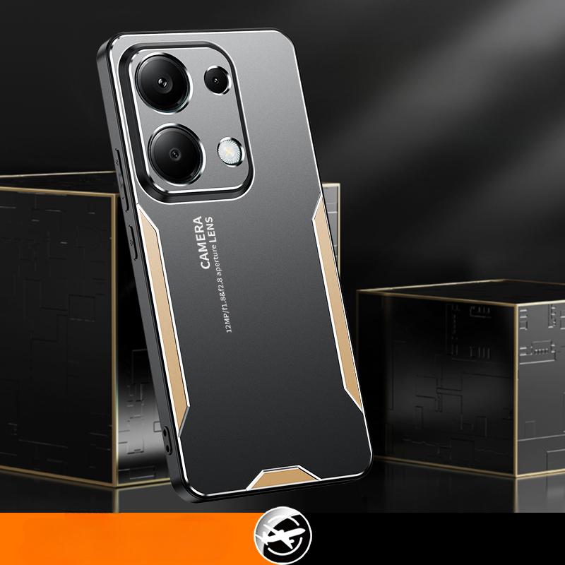 For Redmi Pro Note 13 4g Case Luxury Laser Carving Metal Shockproof Aluminium Alloy Back Cover For Xiaomi Redmi Note 13 5g 13proplus Phone Cases