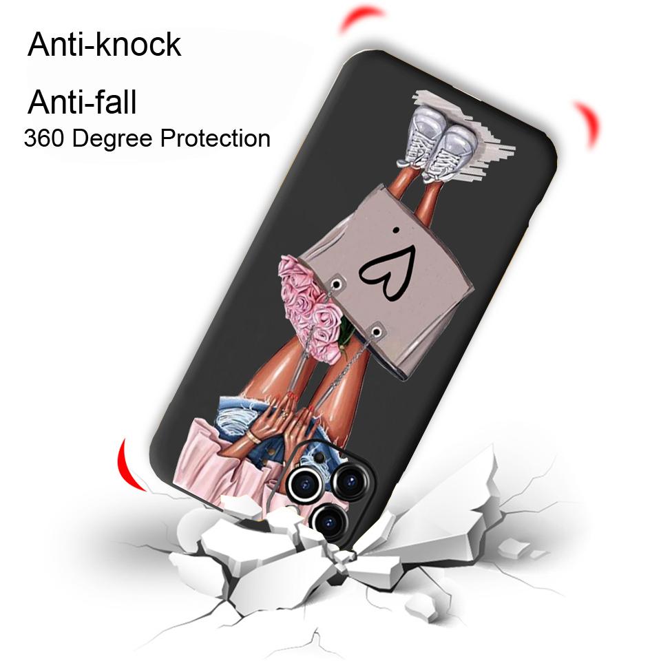 Мягкий чехол Girl Body Lover Rose для IPhone 12 7 8 Plus XS XR, защитный чехол для камеры iPhone 11 Pro Max 13 SE20 6s, чехол для телефона