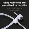 Pack Of 100 Strong Polyamide Fastening Bands With Screw Holes For Reliable Cord Management And Organization