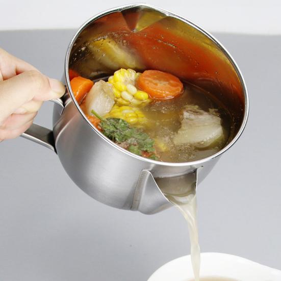 Многоразовая нескользящая ручка для отделения жира, широкое применение, долговечный масляный фильтр, чайник, кухонный гаджет, масляный фильтр, горшок