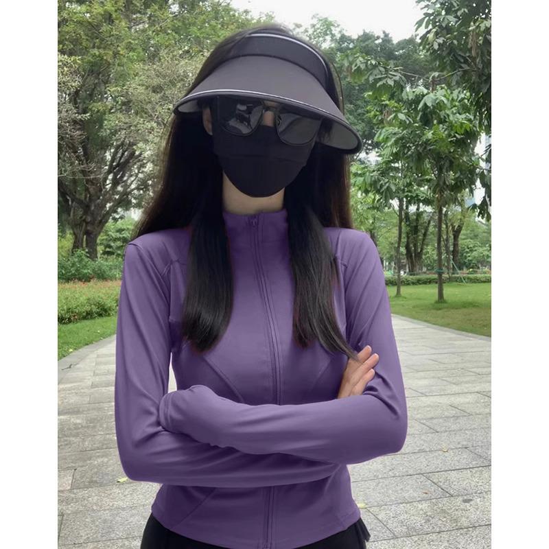 Женский серый летний кардиган-куртка из ледяного шелка с защитой от УФ-лучей 2025