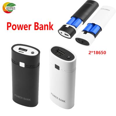 Обновление порта TYPE-C 2 отсека Без пайки Корпус Power Bank 18650 Ящик для хранения Power Kits Защита от обратной полярности DIY-комплект 5V2A