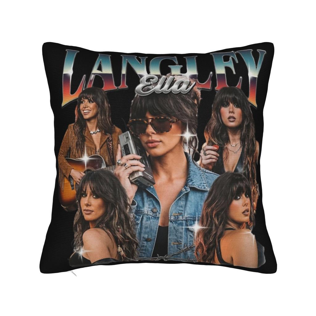 Ella Langley The Dandelion Tour Pillowcase Printing Polyester Cushion Cover Gift Pillow Case Cover Home Square 18''