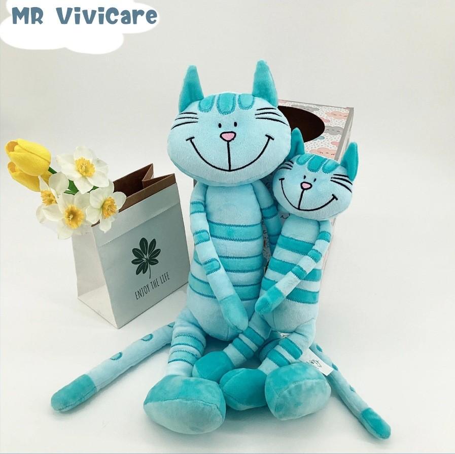 Christmas Plush Cat Doll With Soft Short Plush For Holiday Home Decor Gift For Kids
